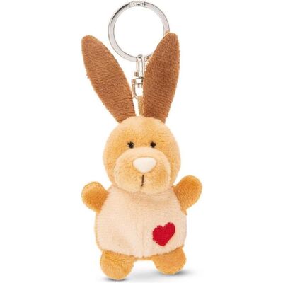 Magni, Unisex, Schlüsselanhänger, NICI Schlüsselanhänger Hase mit Herz 5cm, Braun Magni, Unisex, Schlüsselanhänger, NICI Schlüsselanhänger Hase mit Herz 5cm, Braun
