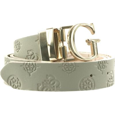 Guess Damen, Gürtel, James Logo Adjustable And Reversible Pant Belt, Rosa, Grau, (85) Guess Damen, Gürtel, James Logo Adjustable And Reversible Pant Belt, Rosa, Grau, (85)