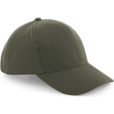 Beechfield, Unisex, Cap, Pro-Style Heavy Brushed Cotton Cap, Grün, (One Size) Beechfield, Unisex, Cap, Pro-Style Heavy Brushed Cotton Cap, Grün, (One Size)