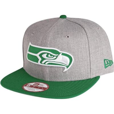 New Era, Herren, Cap, 9Fifty Snapback Cap - Seattle Seahawks Grau / Celtic, Grau, (One Size) New Era, Herren, Cap, 9Fifty Snapback Cap - Seattle Seahawks Grau / Celtic, Grau, (One Size)