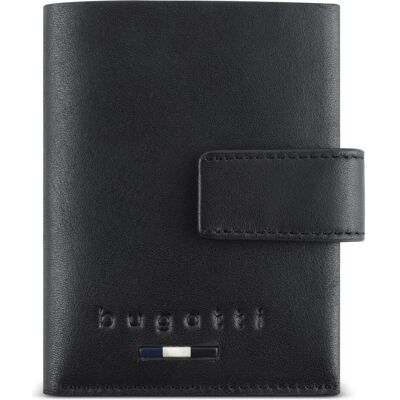 Bugatti Herren, Portemonnaie, "Romeo" Minibörse / mini wallet, Schwarz Bugatti Herren, Portemonnaie, "Romeo" Minibörse / mini wallet, Schwarz