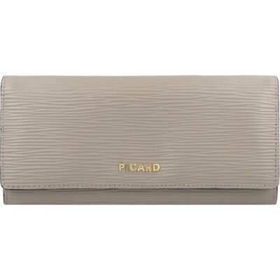 Picard, Damen, Portemonnaie, Calais 1 Geldbörse Leder 19 cm, Grau, Braun Picard, Damen, Portemonnaie, Calais 1 Geldbörse Leder 19 cm, Grau, Braun