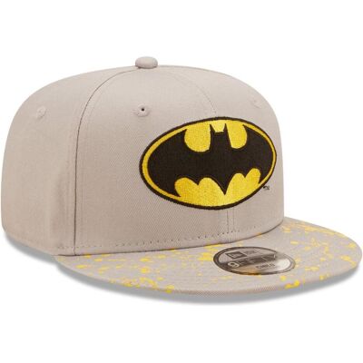 New Era, Jungen, Cap, 9Fifty Snapback Kinder Cap - BATMAN painted - Child, Grau, (52, 53, 54) New Era, Jungen, Cap, 9Fifty Snapback Kinder Cap - BATMAN painted - Child, Grau, (52, 53, 54)