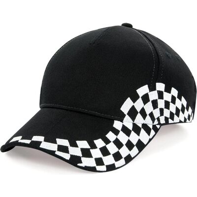Beechfield, Unisex, Cap, Grand Prix, Mehrfarbig, Schwarz, (One Size) Beechfield, Unisex, Cap, Grand Prix, Mehrfarbig, Schwarz, (One Size)