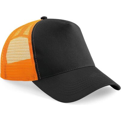 Beechfield, Unisex, Cap, Snapback Trucker, Orange, Mehrfarbig, Schwarz, (One Size) Beechfield, Unisex, Cap, Snapback Trucker, Orange, Mehrfarbig, Schwarz, (One Size)