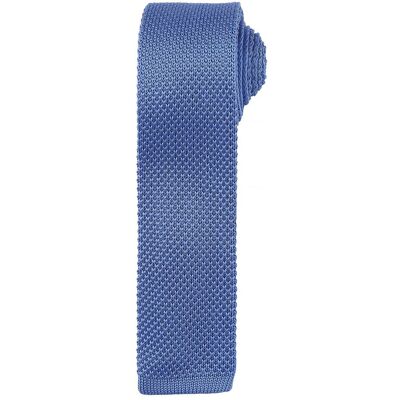 Premier, Krawatte + Fliege, Schmale gestrickte Krawatte, Blau Premier, Krawatte + Fliege, Schmale gestrickte Krawatte, Blau