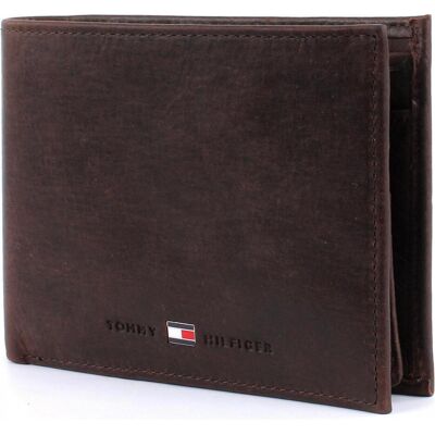 Tommy Hilfiger Herren, Portemonnaie, Johnson CC Flap and Coin Wallet, Braun Tommy Hilfiger Herren, Portemonnaie, Johnson CC Flap and Coin Wallet, Braun