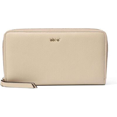 Abro, Damen, Portemonnaie, Siena Geldbörse Leder 19 cm, Braun Abro, Damen, Portemonnaie, Siena Geldbörse Leder 19 cm, Braun