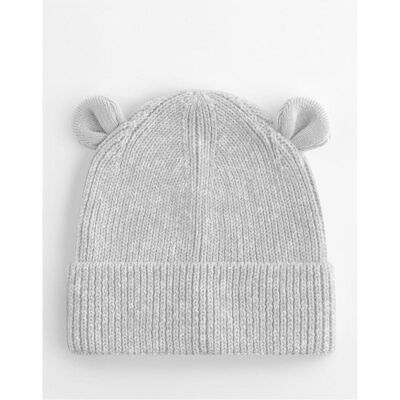 Beechfield, Mütze, Organic Baby Bear Beanie, Grau Beechfield, Mütze, Organic Baby Bear Beanie, Grau