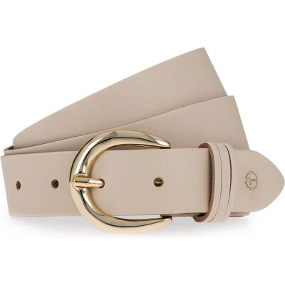 Tamaris Damen, Gürtel, Gürtel Leder, Beige, Gold, (95) Tamaris Damen, Gürtel, Gürtel Leder, Beige, Gold, (95)
