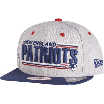 New Era, Herren, Cap, 9Fifty Retro New England Patriots, Grau, (L, M) New Era, Herren, Cap, 9Fifty Retro New England Patriots, Grau, (L, M)