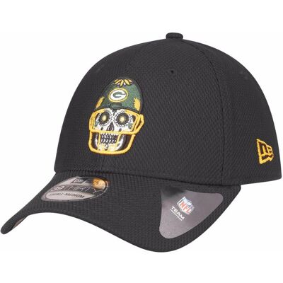 New Era, Herren, Cap, 39Thirty Stretchfit Diamond NFL Sugar Skull, Grün, (M, S) New Era, Herren, Cap, 39Thirty Stretchfit Diamond NFL Sugar Skull, Grün, (M, S)