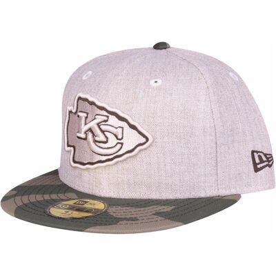 New Era, Herren, Cap, 59Fifty Heather Oat Kansas City Chiefs, Beige, (7) New Era, Herren, Cap, 59Fifty Heather Oat Kansas City Chiefs, Beige, (7)