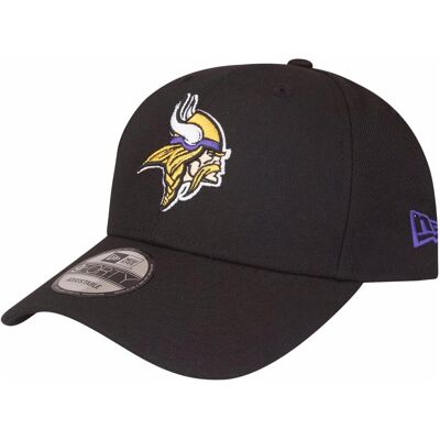 New Era 9Forty Schwarzer Minnesota Vikings Cap - Verstellbar, Gesticktes Logo New Era 9Forty Schwarzer Minnesota Vikings Cap - Verstellbar, Gesticktes Logo