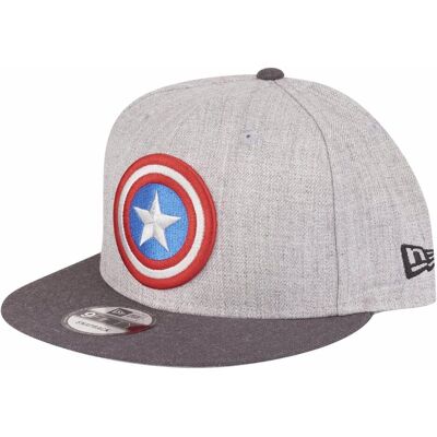 New Era, Herren, Cap, 9Fifty Marvel Comics Captain America, Grau, (One Size) New Era, Herren, Cap, 9Fifty Marvel Comics Captain America, Grau, (One Size)