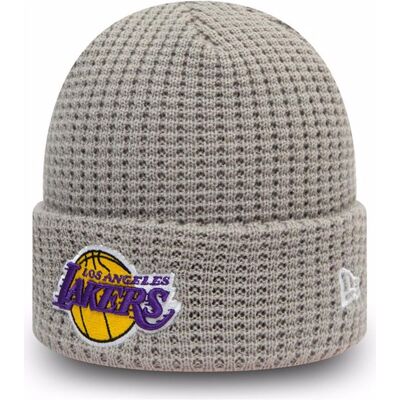 New Era, Herren, Mütze, Beanie Waffle Los Angeles Lakers, Grau, (One Size) New Era, Herren, Mütze, Beanie Waffle Los Angeles Lakers, Grau, (One Size)