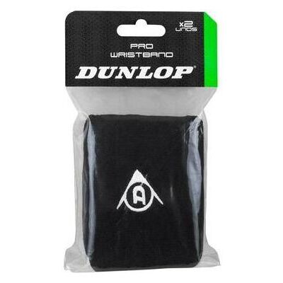 Dunlop Herren, Stirnband, Vristarmband PDL Pro Svart 2-P, Schwarz Dunlop Herren, Stirnband, Vristarmband PDL Pro Svart 2-P, Schwarz