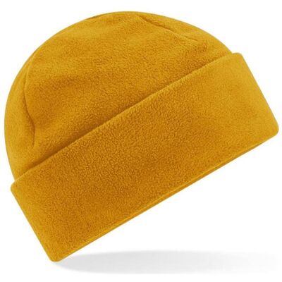Beechfield, Unisex, Mütze, Recycled Fleece Cuffed Beanie, Gelb, (One Size) Beechfield, Unisex, Mütze, Recycled Fleece Cuffed Beanie, Gelb, (One Size)