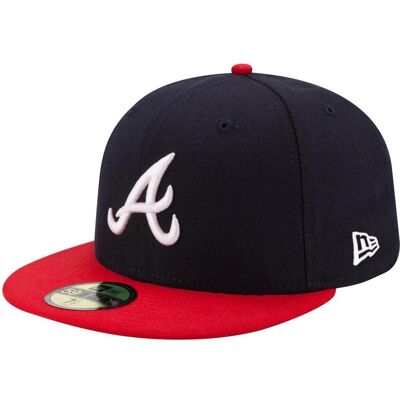 New Era, Herren, Cap, 59Fifty Authentic Onfield Atlanta Braves, Blau, (7 1/4) New Era, Herren, Cap, 59Fifty Authentic Onfield Atlanta Braves, Blau, (7 1/4)