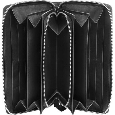 Bugatti Damen, Portemonnaie, Langbörse Atlanta Wallet 3208, Schwarz Bugatti Damen, Portemonnaie, Langbörse Atlanta Wallet 3208, Schwarz
