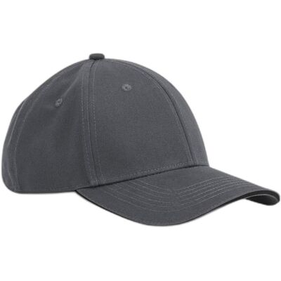 Beechfield, Unisex, Cap, EarthAware Classic Organic Cotton 6 Panel Cap - Sandwich Peak, Mehrfarbig, Grau, (One Size) Beechfield, Unisex, Cap, EarthAware Classic Organic Cotton 6 Panel Cap - Sandwich Peak, Mehrfarbig, Grau, (One Size)