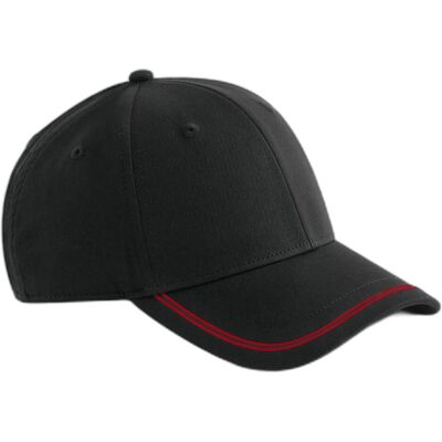 Beechfield, Unisex, Cap, Match Day Cap, Rot, Mehrfarbig, Schwarz, (One Size) Beechfield, Unisex, Cap, Match Day Cap, Rot, Mehrfarbig, Schwarz, (One Size)