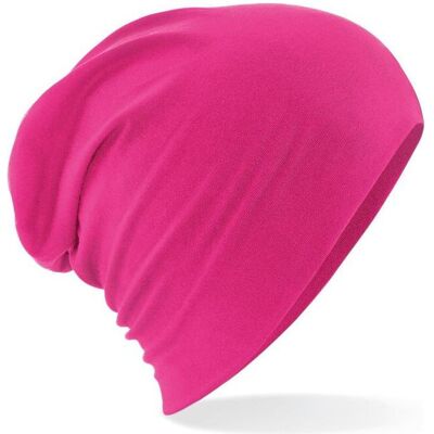 Beechfield, Unisex, Mütze, Hemsedal Cotton Slouch Beanie, Pink, (One Size) Beechfield, Unisex, Mütze, Hemsedal Cotton Slouch Beanie, Pink, (One Size)