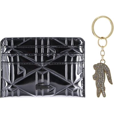 Lacoste, Damen, Portemonnaie, CC Key Ring Box, Silber Lacoste, Damen, Portemonnaie, CC Key Ring Box, Silber