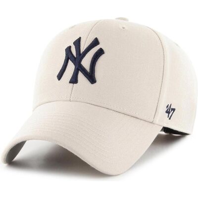 47 Brand, Herren, Cap, Relaxed Fit MLB New York Yankees Bone, Beige, (One Size) 47 Brand, Herren, Cap, Relaxed Fit MLB New York Yankees Bone, Beige, (One Size)