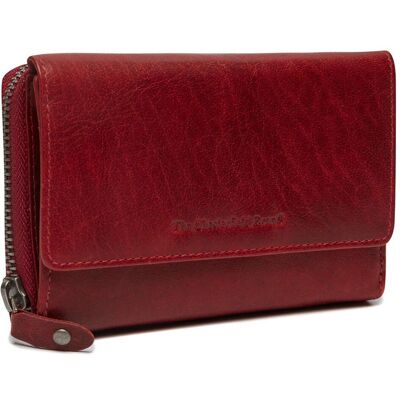 The Chesterfield Brand, Damen, Portemonnaie, Antique Buff Geldbörse RFID Schutz Leder 14 cm, Rot The Chesterfield Brand, Damen, Portemonnaie, Antique Buff Geldbörse RFID Schutz Leder 14 cm, Rot
