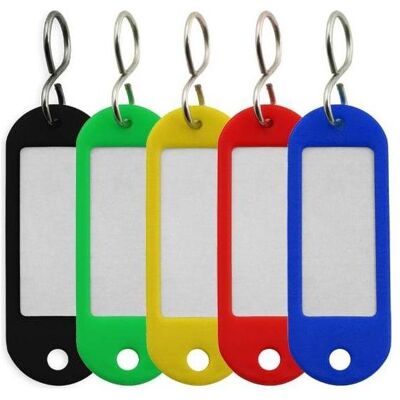Schlüsselanhänger, KEY TAG KT-50 MULTI 50PCS, Mehrfarbig, Rot Schlüsselanhänger, KEY TAG KT-50 MULTI 50PCS, Mehrfarbig, Rot