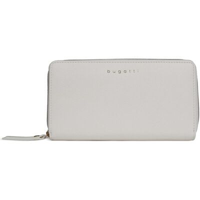 Bugatti Damen, Portemonnaie, Emilia Geldbörse RFID Schutz Leder 19 cm, Beige Bugatti Damen, Portemonnaie, Emilia Geldbörse RFID Schutz Leder 19 cm, Beige