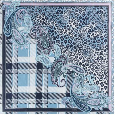 Roeckl, Damen, Schal, Patchwork Leo Scarf, Mehrfarbig Roeckl, Damen, Schal, Patchwork Leo Scarf, Mehrfarbig