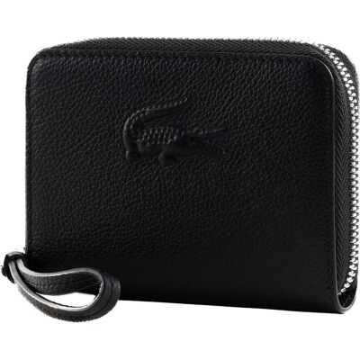 Lacoste, Damen, Portemonnaie, City Court Zip Coin Wallet, Schwarz Lacoste, Damen, Portemonnaie, City Court Zip Coin Wallet, Schwarz