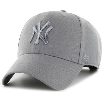 47 Brand, Herren, Cap, Snapback Cap - MLB New York Yankees Dunkelgrau, Grau, (One Size) 47 Brand, Herren, Cap, Snapback Cap - MLB New York Yankees Dunkelgrau, Grau, (One Size)
