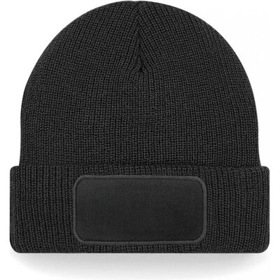 Beechfield, Mütze, Patch Thinsulate, Schwarz, (One Size) Beechfield, Mütze, Patch Thinsulate, Schwarz, (One Size)