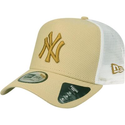 New Era, Herren, Cap, Trucker Cap - DIAMOND New York Yankees vegas gold, Gold, (One Size) New Era, Herren, Cap, Trucker Cap - DIAMOND New York Yankees vegas gold, Gold, (One Size)