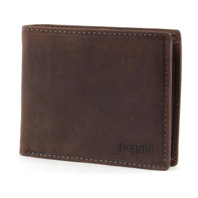 Bugatti Herren, Portemonnaie, Hunter Coin Wallet with Flap 8CC, Braun Bugatti Herren, Portemonnaie, Hunter Coin Wallet with Flap 8CC, Braun