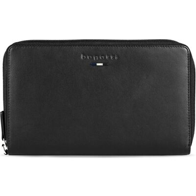 Bugatti Herren, Portemonnaie, Romeo Ticket Wallet, Schwarz Bugatti Herren, Portemonnaie, Romeo Ticket Wallet, Schwarz