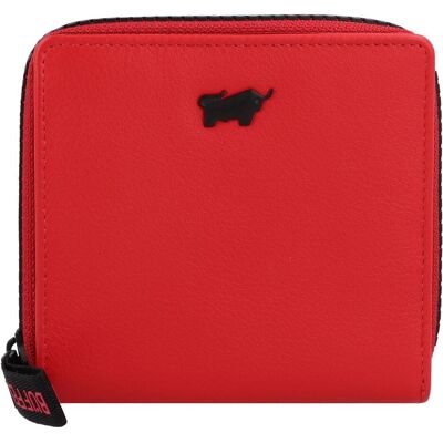 Braun Büffel, Damen, Portemonnaie, Capri Geldbörse RFID Schutz Leder 11 cm, Rot Braun Büffel, Damen, Portemonnaie, Capri Geldbörse RFID Schutz Leder 11 cm, Rot