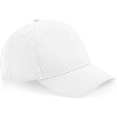 Beechfield, Unisex, Cap, Organic Cotton 5 Panel Cap, Weiss, (One Size) Beechfield, Unisex, Cap, Organic Cotton 5 Panel Cap, Weiss, (One Size)