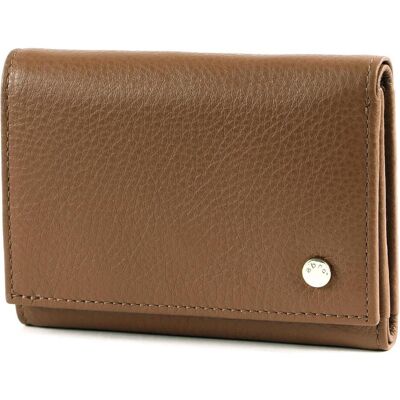 Abro, Damen, Portemonnaie, Leather Dalia Flap Wallet, Braun Abro, Damen, Portemonnaie, Leather Dalia Flap Wallet, Braun