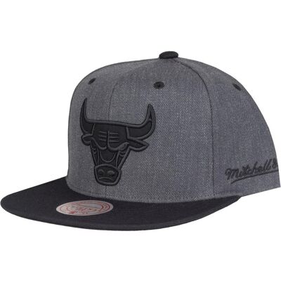 Mitchell & Ness, Herren, Cap, Snapback Cap - DARK Chicago Bulls charcoal, Grau Mitchell & Ness, Herren, Cap, Snapback Cap - DARK Chicago Bulls charcoal, Grau