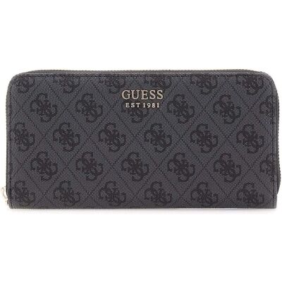 Guess Damen, Portemonnaie, Brenton SLG Large Zip Around Wallet, Grau Guess Damen, Portemonnaie, Brenton SLG Large Zip Around Wallet, Grau