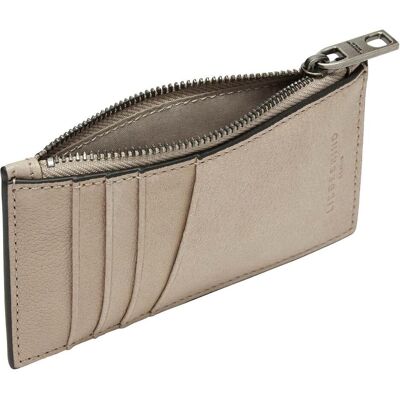 Liebeskind Berlin, Damen, Portemonnaie, Portemonnaie Geldbörse aus Yak-Leder, Grau, Beige Liebeskind Berlin, Damen, Portemonnaie, Portemonnaie Geldbörse aus Yak-Leder, Grau, Beige