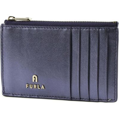 Furla, Damen, Portemonnaie, Camelia Zipped Card Case, Violett Furla, Damen, Portemonnaie, Camelia Zipped Card Case, Violett