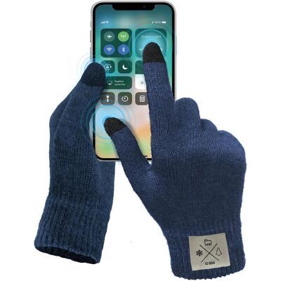 SBS, Damen, Handschuhe, Touchscreen-Winterhandschuhe, Blau, (M) SBS, Damen, Handschuhe, Touchscreen-Winterhandschuhe, Blau, (M)