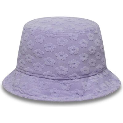 New Era, Damen, Hut, Damen Bucket Hat Mütze - TOWELLING lila - L, Violett New Era, Damen, Hut, Damen Bucket Hat Mütze - TOWELLING lila - L, Violett