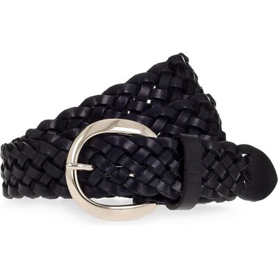 Tamaris Damen, Gürtel, Gürtel Leder, Gold, Schwarz, (85) Tamaris Damen, Gürtel, Gürtel Leder, Gold, Schwarz, (85)