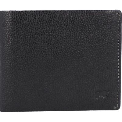 Braun Büffel, Herren, Portemonnaie, Geldbörse Prato RFID 69339, Schwarz Braun Büffel, Herren, Portemonnaie, Geldbörse Prato RFID 69339, Schwarz